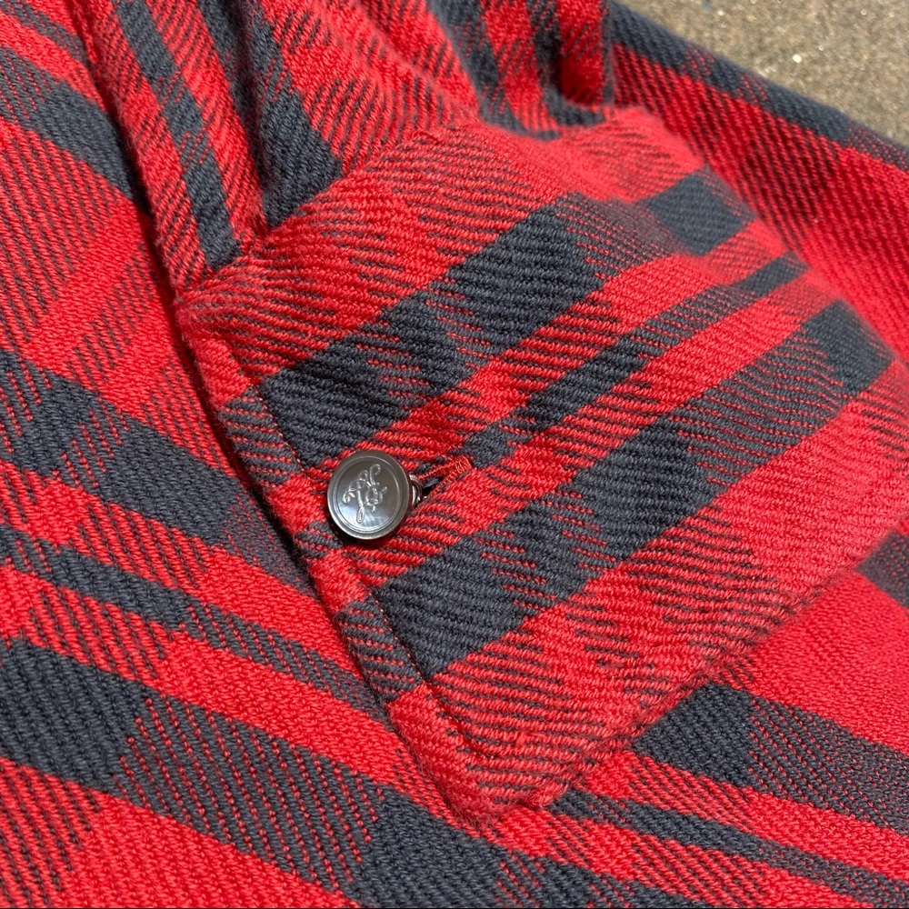 Rugby Ralph Lauren Ruffle Flannel Plaid Shirt - Picture 5 of 7